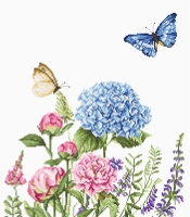 B2360 Летние цветы и бабочки. Набор для вышивки крестом